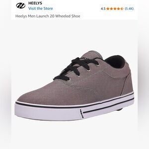 Brand new never used Gray Heelys Men Shoes
Size: 9 Men
